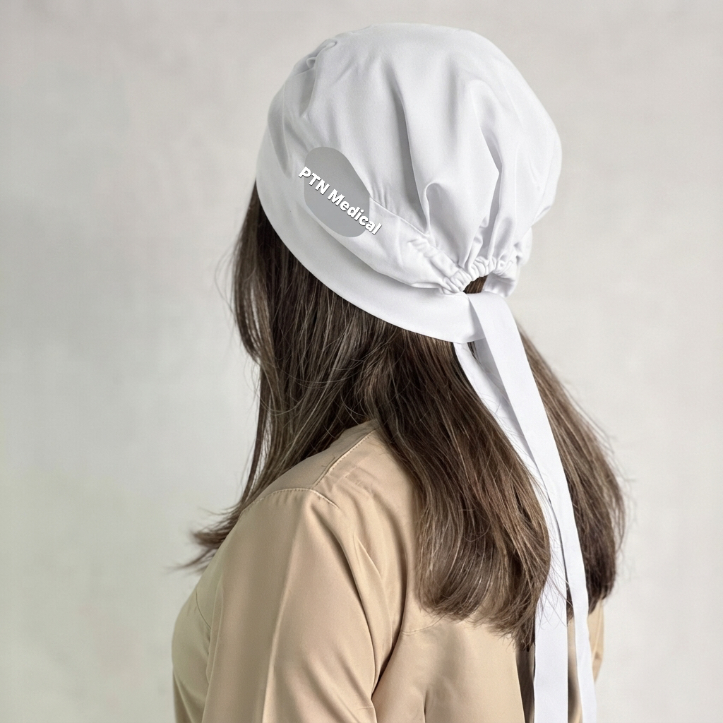 کلاه کرواتی تک سایز طرح فیگز(سفید) PTN Medical