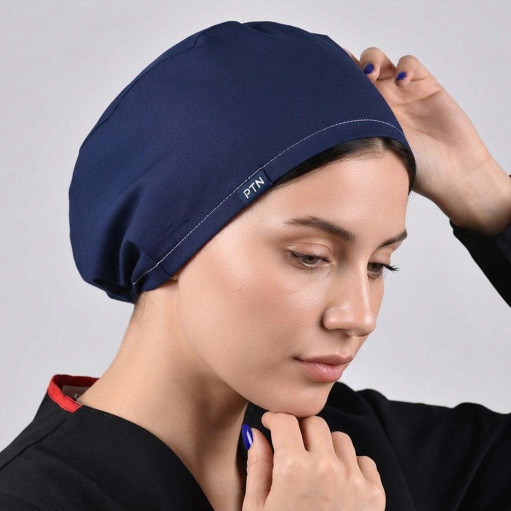 کلاه جراحی ساده (سرمه ای) PTN Medical