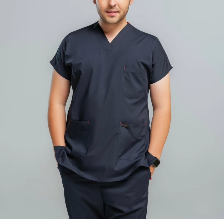 اسکراب شلوار کلاسیک (سورمه ای) PTN Medical