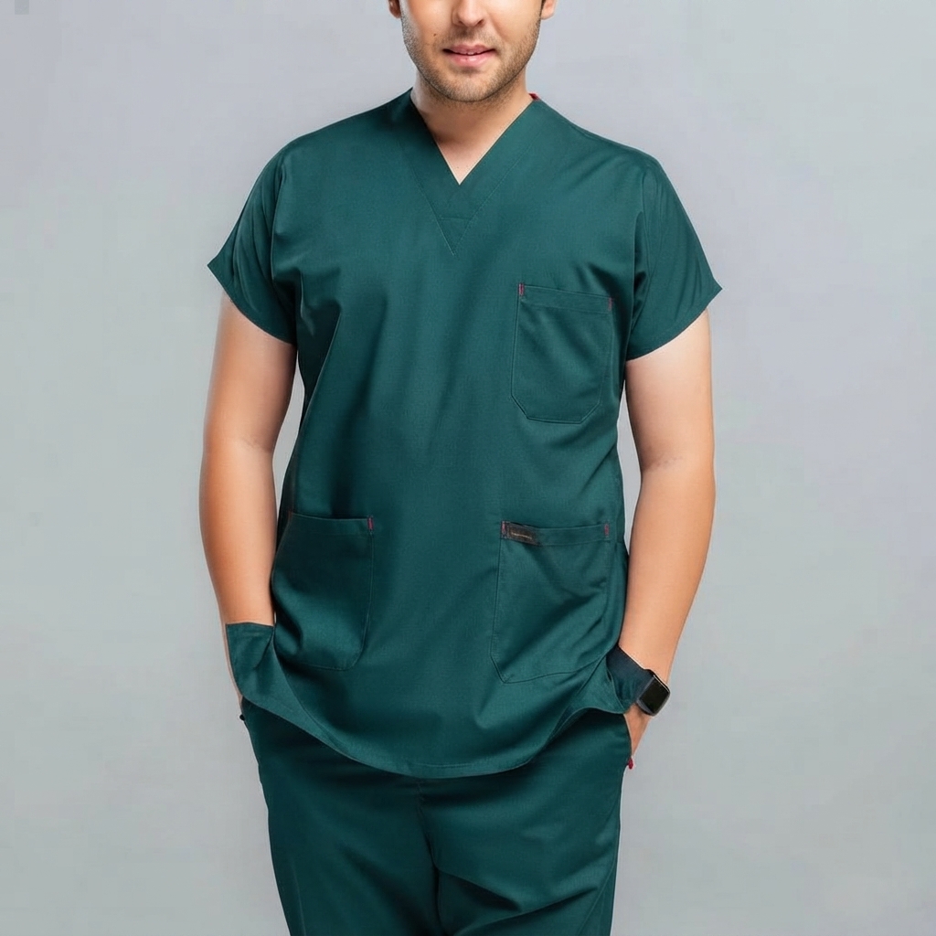 اسکراب شلوار کلاسیک (سبز کله غازی) PTN Medical