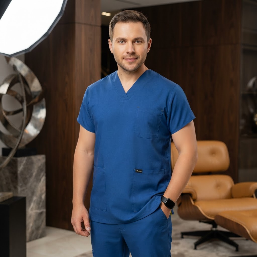 اسکراب شلوار پزشکی مردانه طرح فیگز PTN Medical